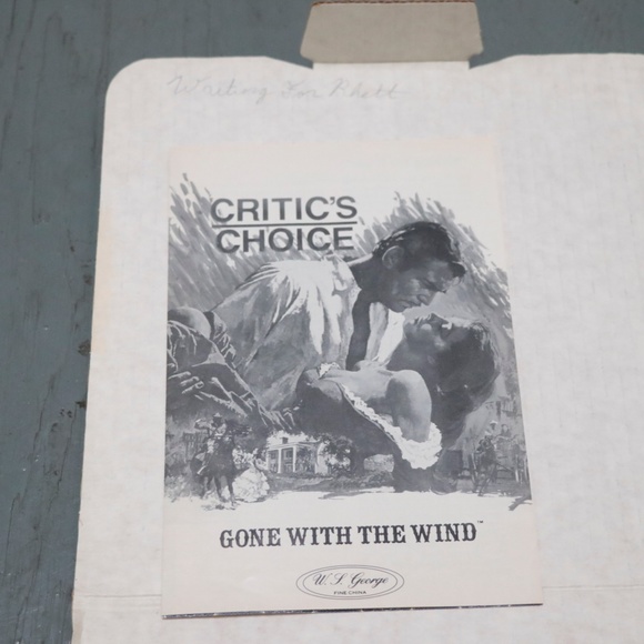 Waiting for Rhett Gone with the Wind Plate - Picture 2 of 8